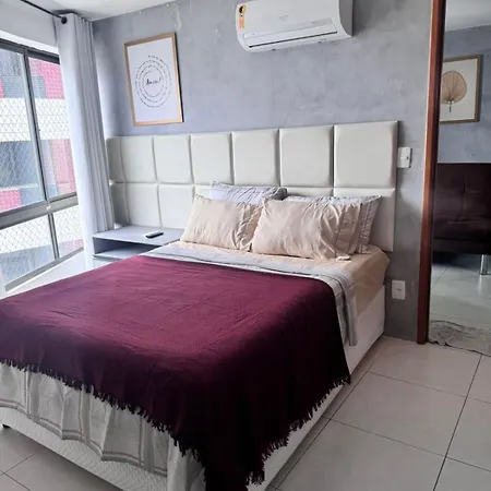 Flat Boa Viagem Rua Dos Navegantes Com Vaga De Garagem Apartamento Recife Exterior foto